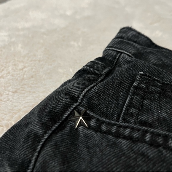 Desigual Black Star Straight Leg Jeans (NWT) - Picture 8 of 8